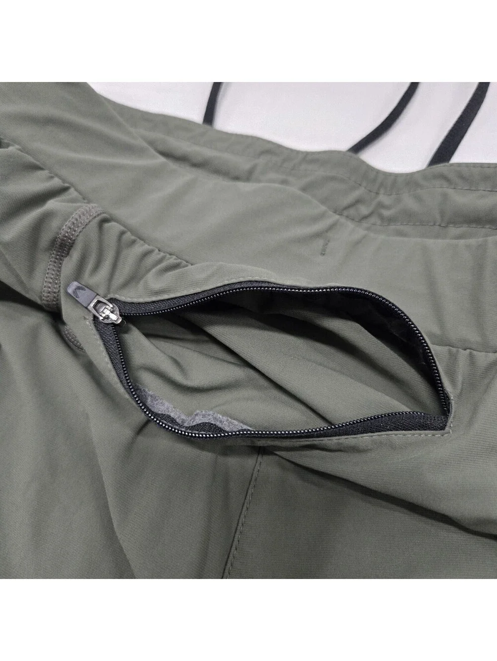 EUC Size S Men's ASRV Joggers Tetra-Lite High Rib Jogger Pants Olive DSG-0477